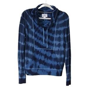 Women's Surfside Supply Blue Cowl Neck Top Hoodie Small